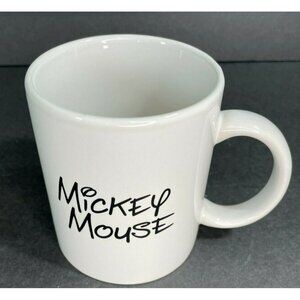 Disney Mickey Mouse White Ceramic Coffee Mug By Monogram